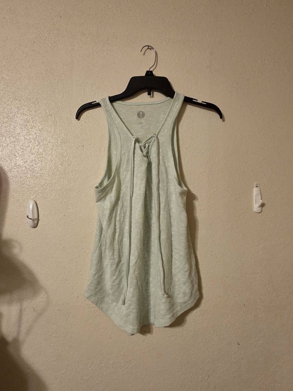 SO Mint Tie-Back Racerback Tank